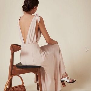 Reformation Andularia dress size 2 champagne